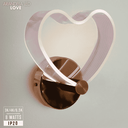 Ver imagem 2 de Arandela Love Dourada 20cm Ip20 Led 8w 3 em 1 Bivolt