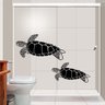 Adesivo de Parede para Banheiro Tartaruga-Enorme 190x98cm - 1