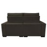 Sofá Retrátil e Reclinável 1,80M Molas Ensacadas e Costura Tripla Cama Inbox Nobre Suede Café - 6