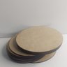 Kit C/ 50 Bolachas 10x10 Mdf Círculos Sousplast Aplique 3mm - 2