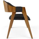 Ver imagem 4 de Mesa de Jantar Redonda Cora 120cm Off White M04 com 04 Cadeiras Living Suran Linho Chumbo - Lyam Lya