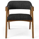 Ver imagem 6 de Mesa de Jantar Redonda Cora 120cm Off White M04 com 04 Cadeiras Living Suran Linho Chumbo - Lyam Lya