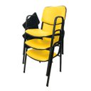 Ver imagem 1 de 03 Cadeiras Universitárias Linha Hotel Auditório Amarelo