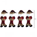 Ver imagem 2 de Jogo Papai Noel Pendente Pelúcia Xadrez 29cm 6 Peças