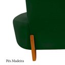 Ver imagem 7 de Namoradeira Sofá Feijão Luna 100cm Orgânica Veludo Verde