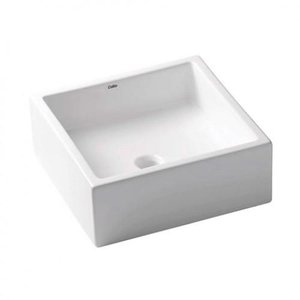 Cuba de Apoio para Banheiro sem Mesa Quadrada 35X35cm Quadrada Branco - Celite