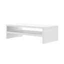 Ver imagem 3 de Aparador para monitor, apoio de mesa para monitor, prateleira mesa Cor:Branco