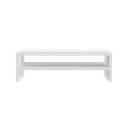 Ver imagem 1 de Aparador para monitor, apoio de mesa para monitor, prateleira mesa Cor:Branco