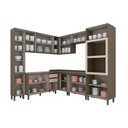 Ver imagem 3 de Cozinha Modulada Henn Connect 16 Peças (5aéreos+5balcões+2paneleiros+4complementos) C5p98 Duna/