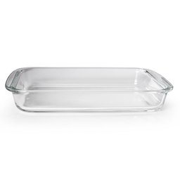 Rechaud Retangular Duplo em Vidro com Alças Inox Gourmet Mix - 3