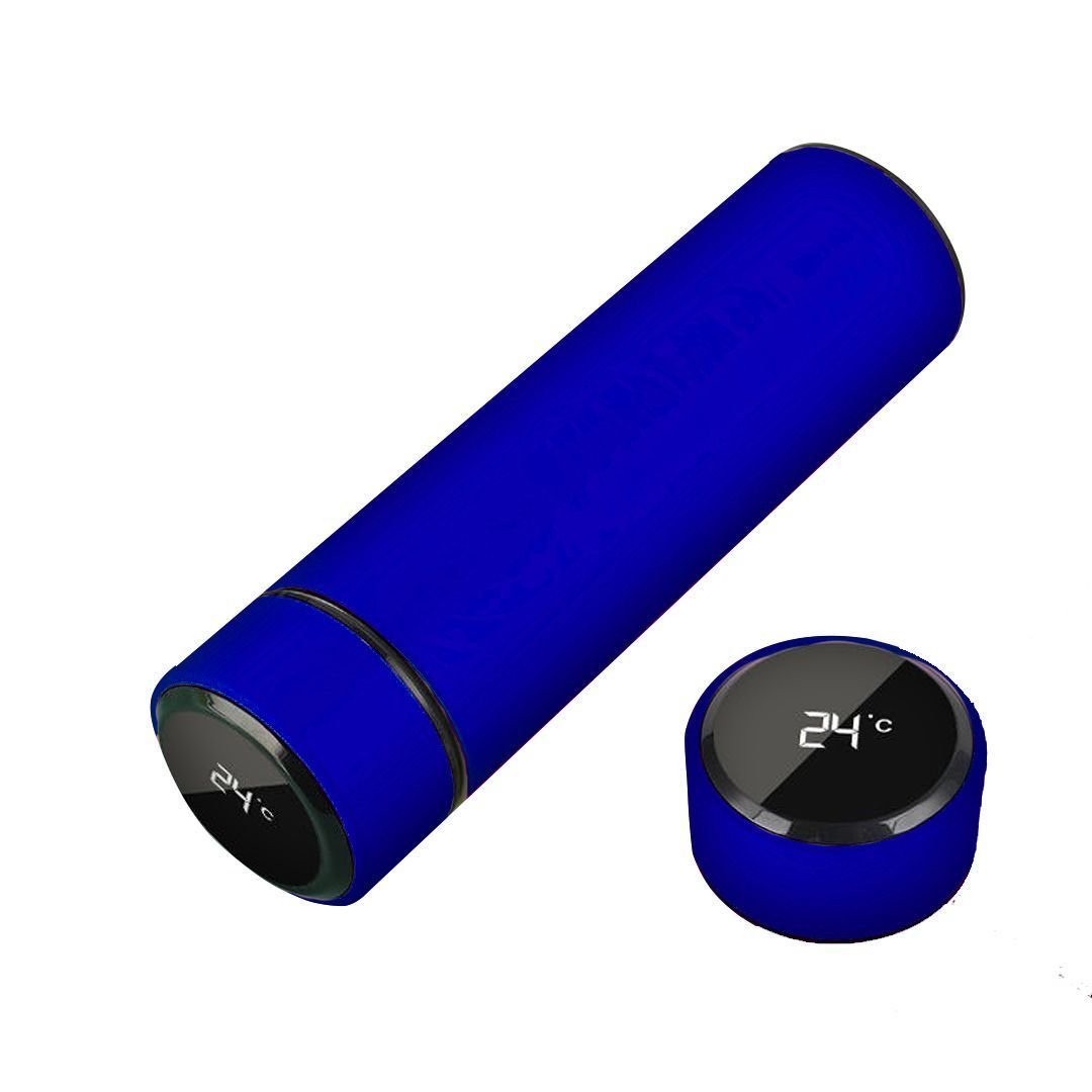 Garrafa Térmica Inteligente de Inox Portatil 500ml Tampa C/sensor de Temperatura Tamanho:500ml;cor:a - 6