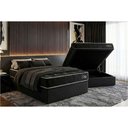 Ver imagem 3 de Cama Box Baú Queen + Colchão Ortopédico Kappesberg D28 Anatômico Onix + Base Crc Corano Black