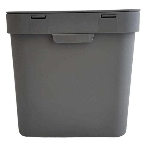 Kit Dispenser de Detergente Lixeira 4,7l Escorredor de Louça Chumbo Organizadores de Pia Cozinha