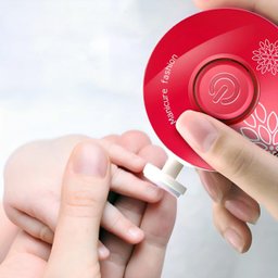 Lixa de Unha Eletrica Bebe Criança Adulto Aparador Silencioso Polimento Compacto Portatil Seguro Ind - 4