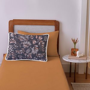 Jogo de Cama Solteiro 100% Algodão Estampado 2pçs Della Vita Premium Pent