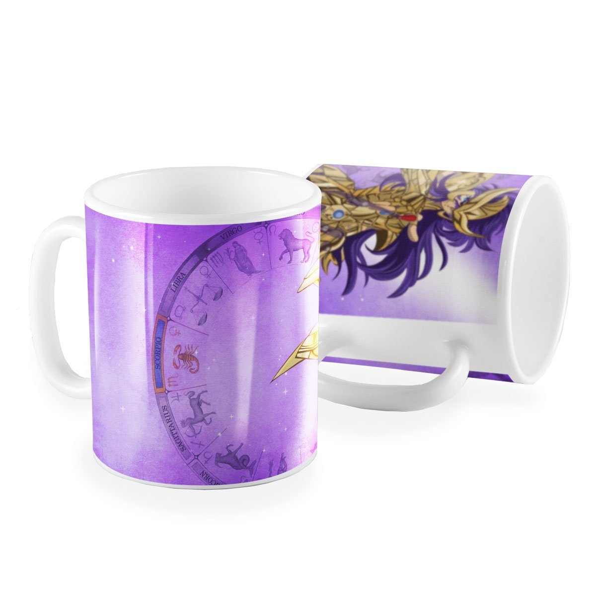 Caneca Cavaleiros Do Zodiaco De Ouro - 1