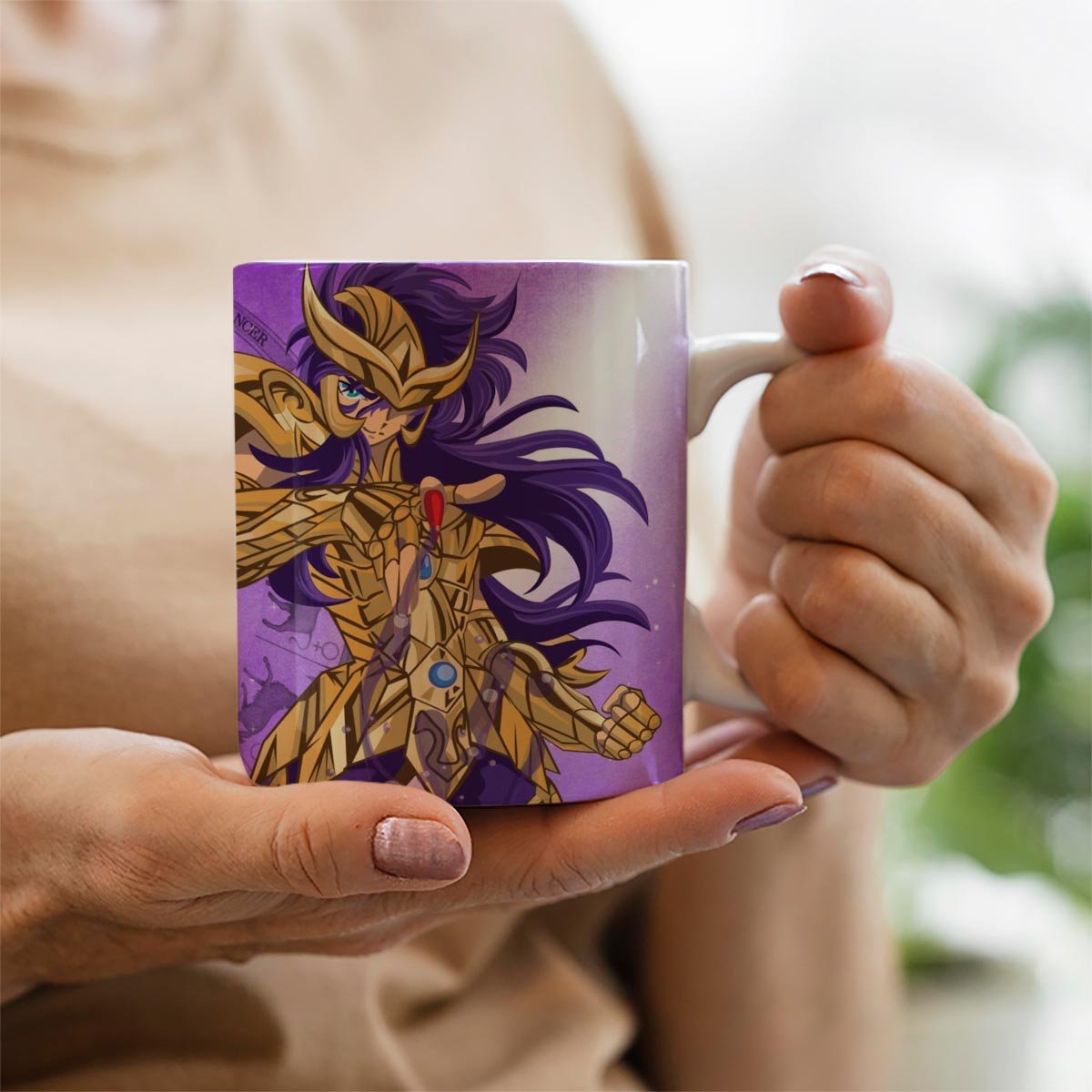 Caneca Cavaleiros Do Zodiaco De Ouro - 3