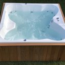 Ver imagem 5 de Spa Quadrado 6 Lugares Top Line Floratta Relax Ouro Fino