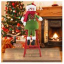 Ver imagem 1 de Boneco De Neve Natal Em Tecido Escada 51cm