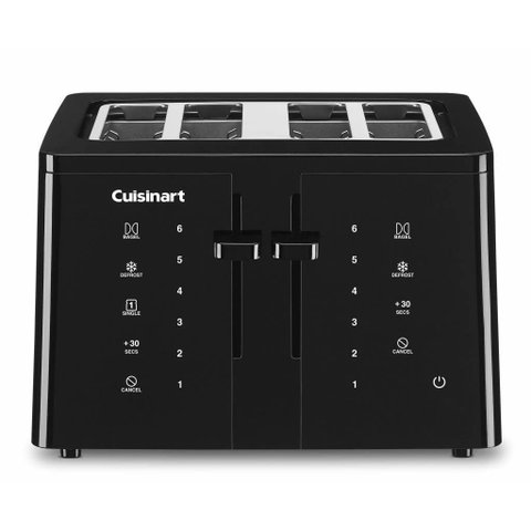 Cuisinart Torradeira Digital 4 Fatias com Touchscreen, Preta