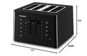 Ver imagem 6 de Cuisinart Torradeira Digital 4 Fatias com Touchscreen, Preta