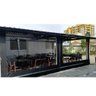 Toldo Cortina Preto c/ visor - 3,30m x 2,70m - kit completo - 1