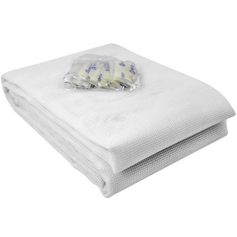 Tela Mosquiteiro Branca com Velcro 1,00 x 1,50 - VICTORIA REGGIA TELA MOSQUIT.C/VELCRO 1,00X1,50 BC 