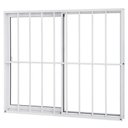 Ver imagem 2 de Janela de Correr Alumínio Branco 02 Folhas c/Grade Confort - 100x120