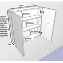 Ver imagem 2 de Armário para Banheiro com Espelho espelheira