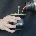 Ver imagem 4 de Cuia Chimarrão Térmica Inox 270ml Boca Larga Parede Dupla Mate In Box Preto