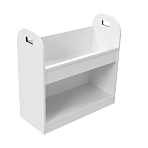 Organizador de Livros Turmalina MDF 70cm Branco Woodcore