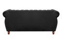 Ver imagem 3 de Sofá Chesterfield Realeza 3 Lugares Decoração Retrô - Veludo Preto