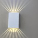 Ver imagem 4 de Kit 10 Arandelas Parede 12x8 LED 4W 9 Luz 3000K Externa