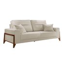 Ver imagem 1 de Sofá 4 Lugares Living Linho M-130 Martins Creme