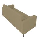 Ver imagem 7 de Sofá Living Decorativo Houston 2 Lugares 200cm Pés em Metal Veludo Bege Escuro G33 - Gran Belo