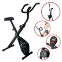 Ver imagem 4 de Bicicleta Ergométrica Vertical Dobrável Flywhell 2kg Magnética Portátil C/ Display Importway Iwf009