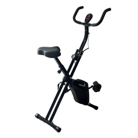 Bicicleta Ergométrica Vertical Dobrável Flywhell 2kg Magnética Portátil C/ Display Importway Iwf009