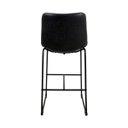 Ver imagem 5 de Kit 2 Banquetas Munich Estofadas Pretas com Encosto