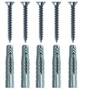 Ver imagem 1 de Cartela com Buchas Ux8 com Aba e Parafusos Cabeça Chata com 5 Peças - 602509 - Fischer