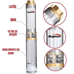 Bomba Caneta Submersa Kajima P/ Poços Semiartesianos 2 220v