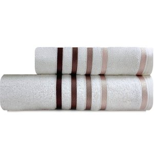 Jogo de Toalhas 2 Peças Banhão Gigante + Rosto Fio Penteado Lumina Karsten - Emcompre