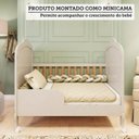 Ver imagem 7 de Berço Minicama 3 em 1 com Capitonê 100% MDF Maya Espresso Móveis Bege/Off White/Amêndoa/Suede Pe