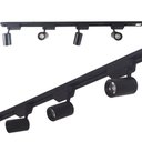 Ver imagem 2 de Trilho Eletrificado 60cm + 4 Spot LED 7W 6000K Bivolt Preto