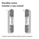 Ver imagem 4 de Paneleiro 40 Cm 2 Portas e 2 Nichos Branco/cinza Agata Madesa