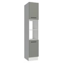 Ver imagem 1 de Paneleiro 40 Cm 2 Portas e 2 Nichos Branco/cinza Agata Madesa
