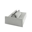 Ver imagem 7 de Sofá Ilha Modulo Milos 150cm Puff Lateral Linho Cinza Claro G33 - Gran Belo