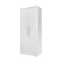 Ver imagem 1 de Guarda Roupas Mdf Armario Multiuso Duas Portas Dublin Fenix:branco