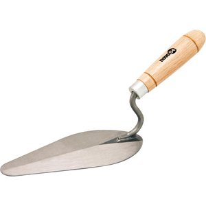 Colher para pedreiro 7" oval cabo madeira - Nove54