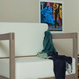 Poltrona de Varanda Gourmet Madeira Maciça com Almofada 1 Lugar Lyza M02 Nogueira - Mpozenato - 3 Poltrona de Varanda Gourmet Madeira Maciça com Almofada 1 Lugar Lyza M02 Nogueira - Mpozenato - 3