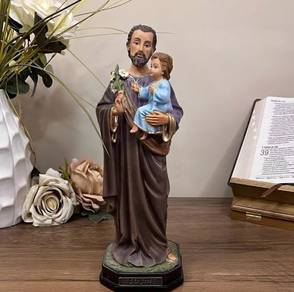 Imagem São José Resina 20 Cm Pequeno - 1